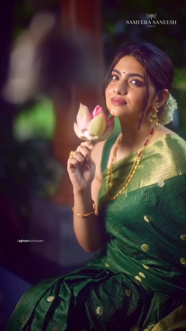 Bottle Green Zari Silk Saree - view 7 of 8
