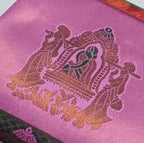 Lilac Pink Paithani Doli Silk Saree - view 6 of 6