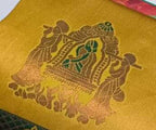 Mustard Yellow Paithani Doli Silk Saree - view 7 of 7