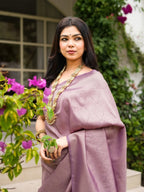 Onion Pink Kanjivaram Style Silk Saree - Shivay Libas