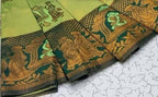 Parrot Green Paithani Doli Silk Saree - view 4 of 4