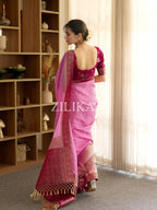 Pink Tissue Silk Saree - view 5 of 5