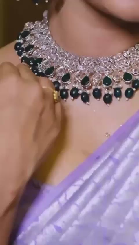 Lavender Kanjivaram Style Silk Saree - video