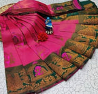 Rani Pink Paithani Doli Silk Saree - view 2 of 4