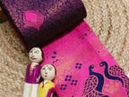 Rani Pink & Purple Peacock Zari Soft Silk Saree - Shivay Libas
