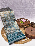 Sea Green Mandala Weave Silk Saree - Shivay Libas